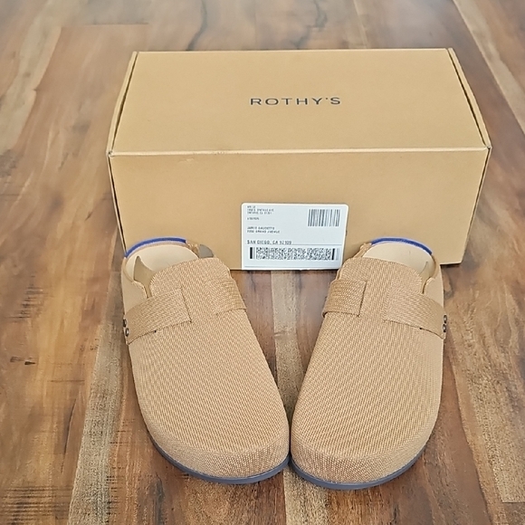 Rothys Tan Slip-On Clogs - Picture 3 of 4